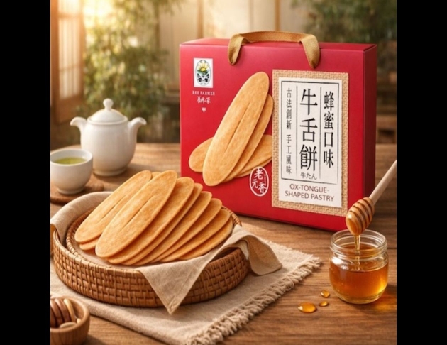 <span>宜蘭在地伴手禮</span>蜂蜜牛舌餅禮盒